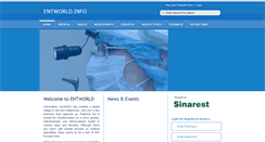 Desktop Screenshot of entworld.info