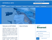 Tablet Screenshot of entworld.info